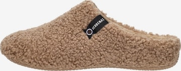 Pantoufle 'York' VERBENAS en marron : devant