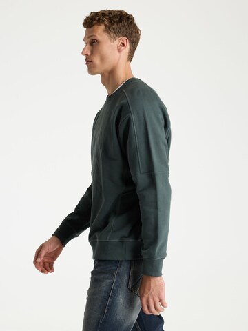CHASIN' Sweatshirt 'Ido Fro Brush' in Green