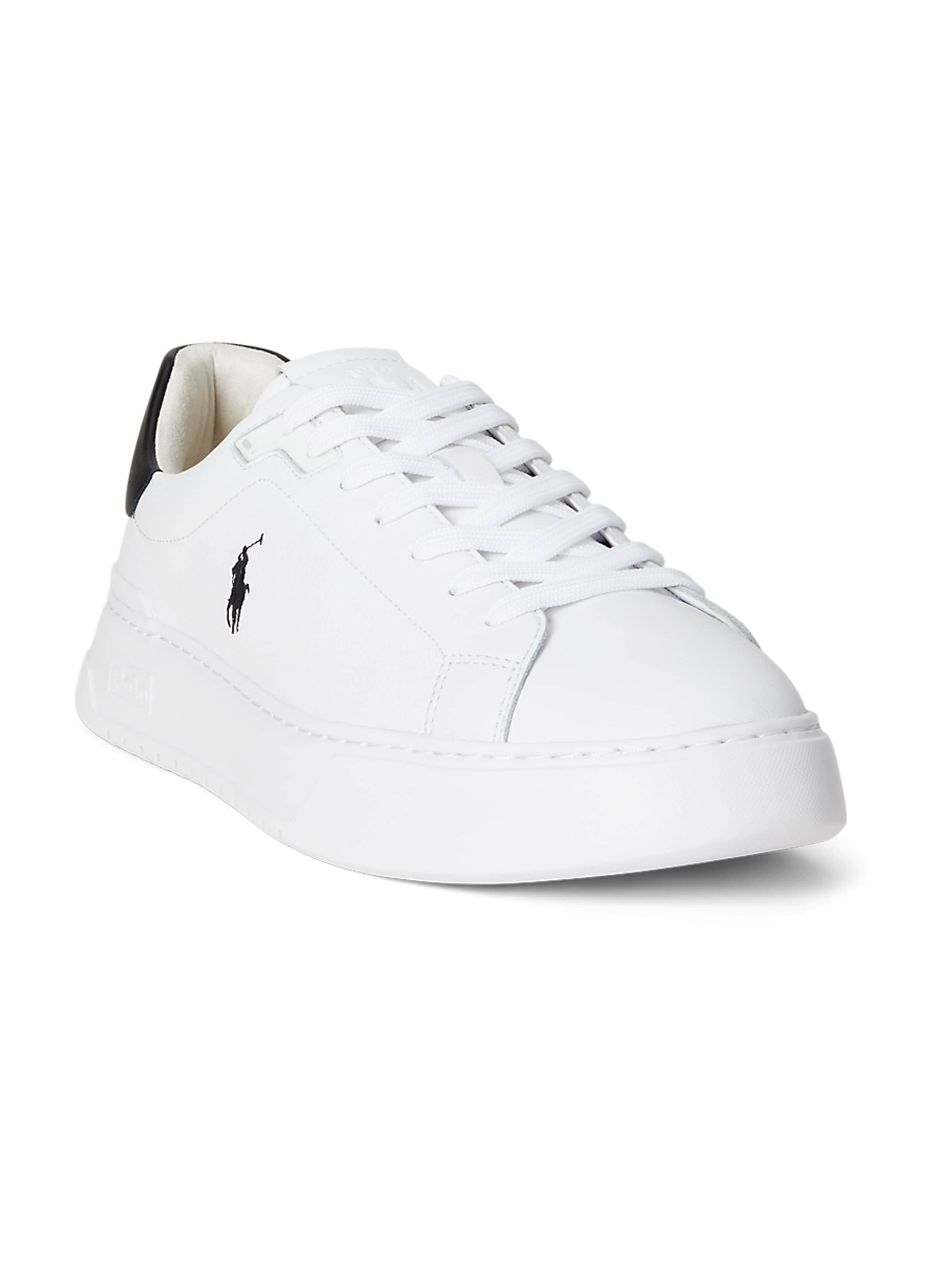 Sneaker low de la Polo Ralph Lauren pe alb: față