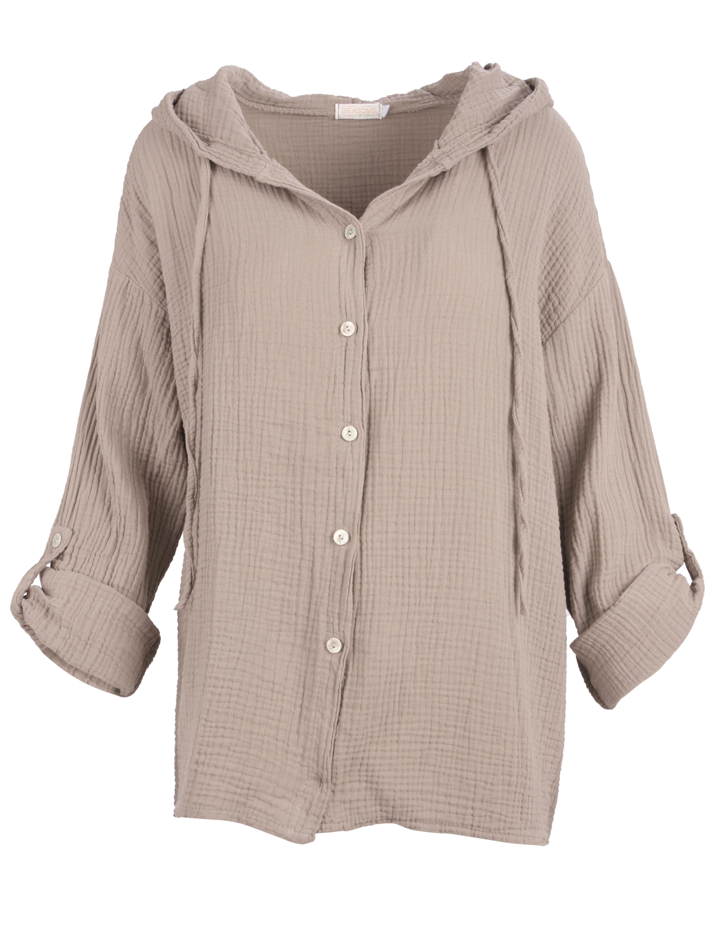 Seasons of April Blouse 'Camila' in Beige: voorkant