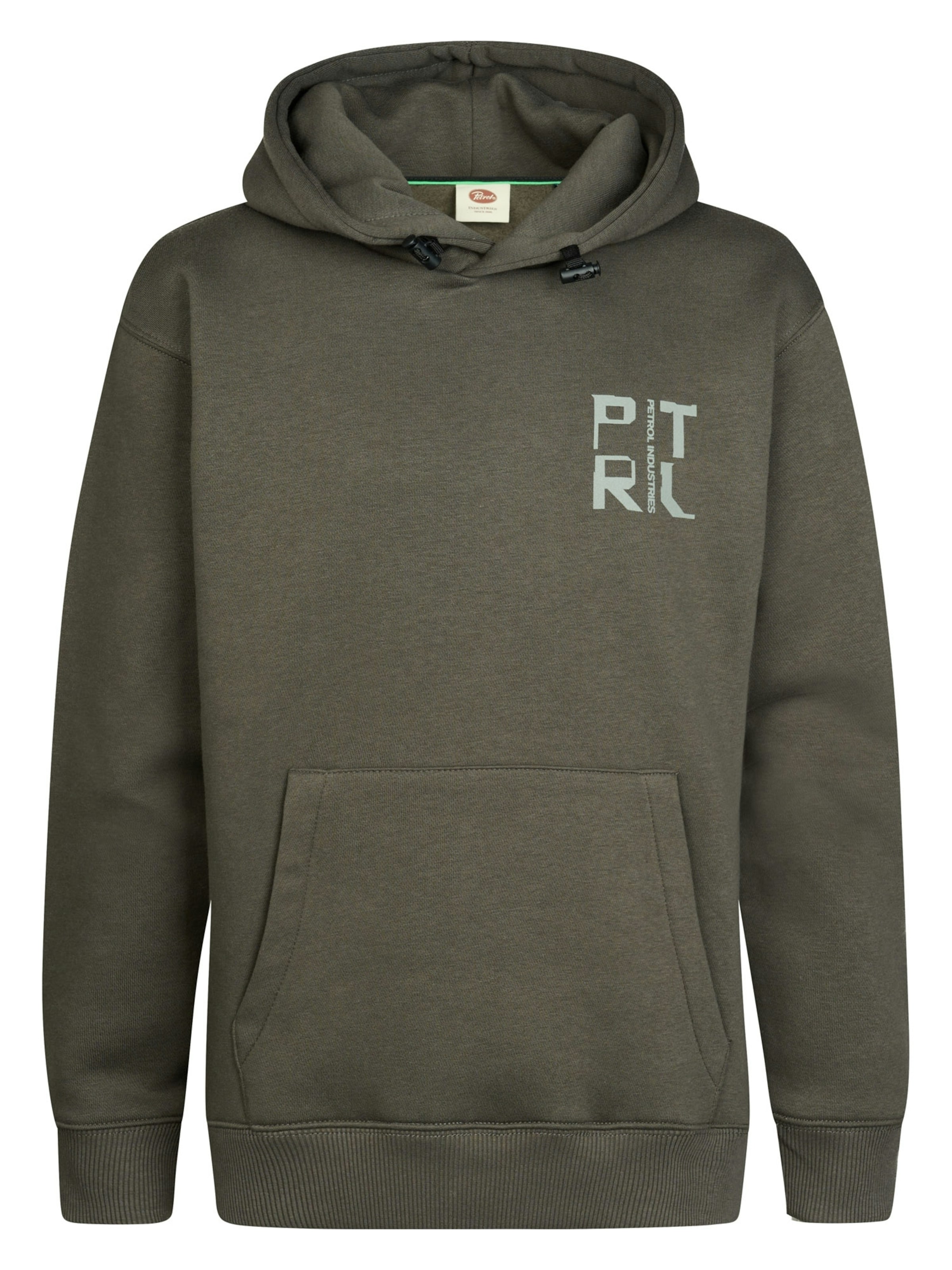 Sweat Petrol Industries en vert : devant