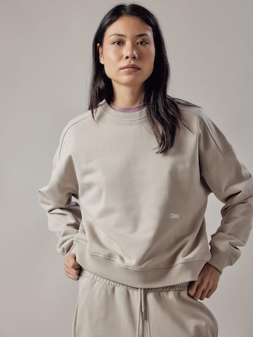Felpa 'Felpa Girocollo Loose Fit' di OWN Off With Nature in beige
