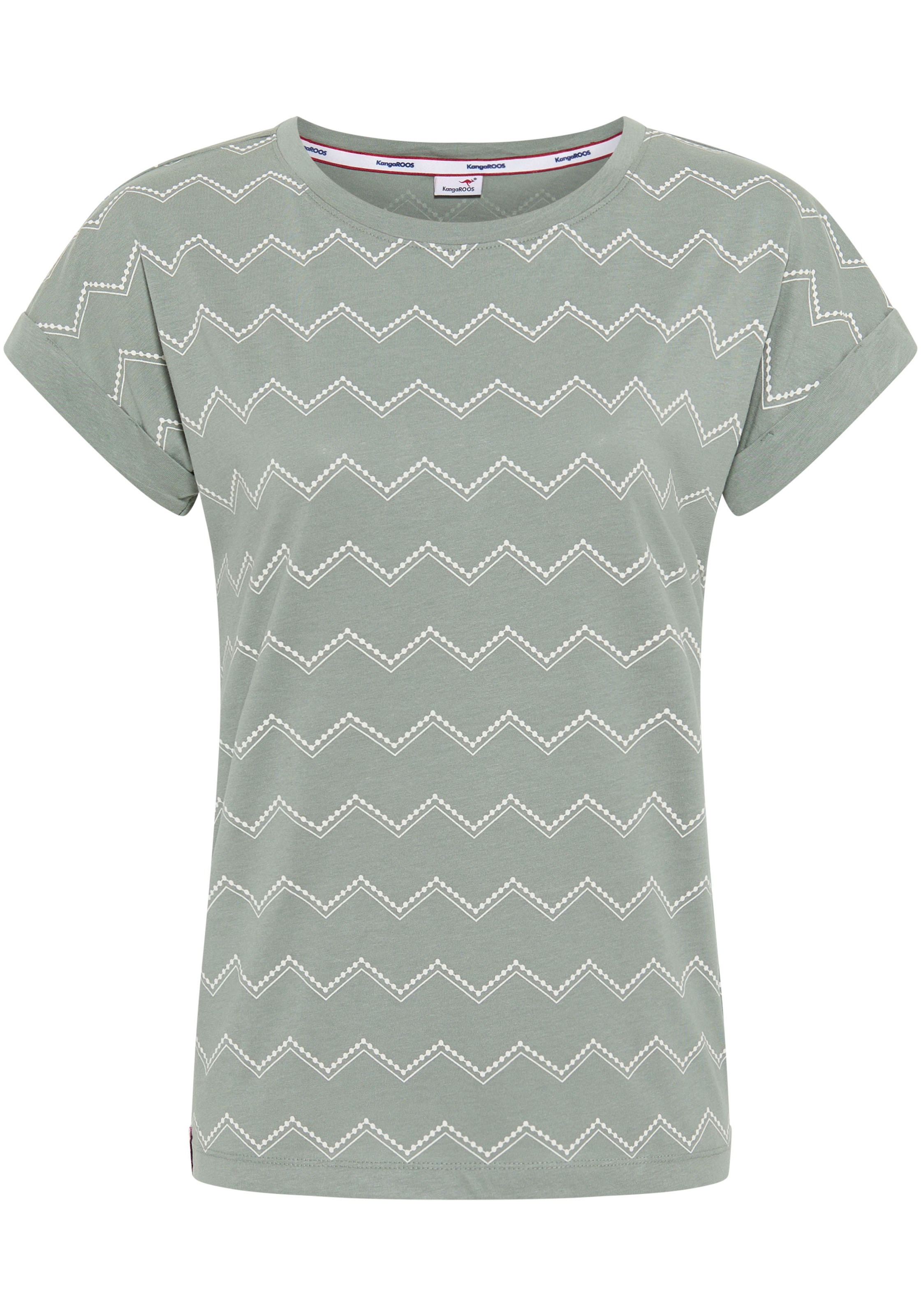 KangaROOS Shirt in Grün: Vorderseite