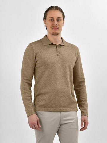 Vercate Shirt 'No. 12'‌‌‌‌‌‌‌ in Braun