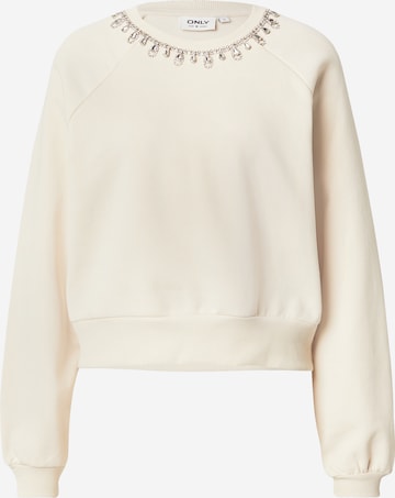 smėlio ONLY Megztinis be užsegimo 'ONLJETT': priekis