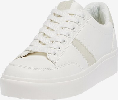 Pull&Bear Sneaker low i beige / hvid, Produktvisning