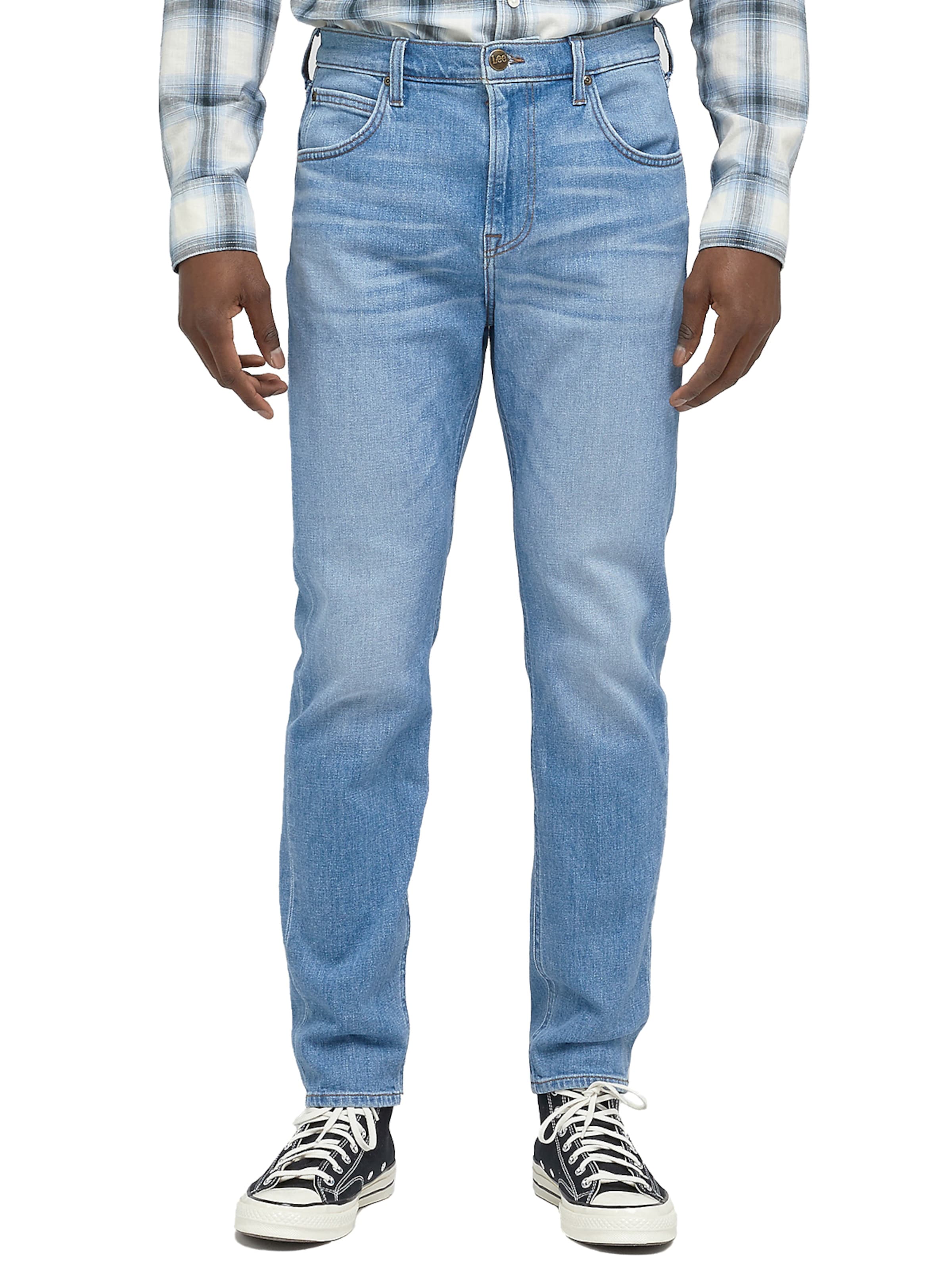 Effilé Jean 'Austin' Lee en bleu