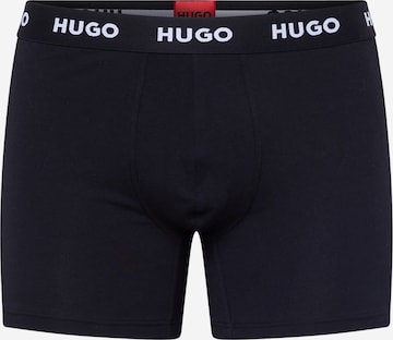 HUGO Red Boxer shorts in Black: front