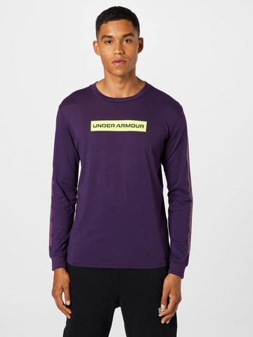 T-Shirt fonctionnel UNDER ARMOUR en violet : devant