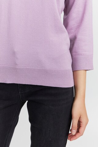 PULZ Jeans Pullover 'SARA' in Lila