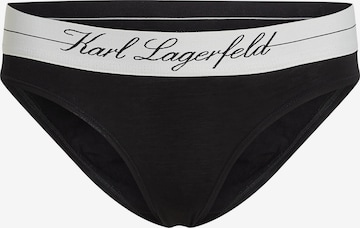 Karl Lagerfeld Hipsterit 'HOTEL' värissä musta: etupuoli