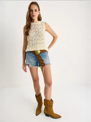 Pullover di Bianco Lucci in beige