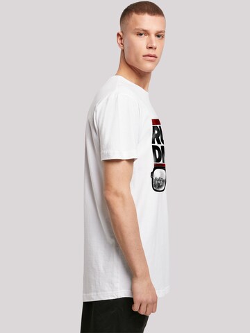 T-Shirt 'Run DMC Glasses NYC' F4NT4STIC en blanc