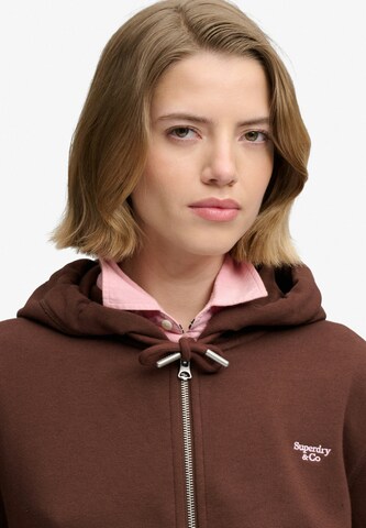 Superdry & CoGornji dio trenirke - smeđa boja
