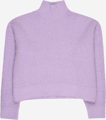 Vero Moda Girl Пуловер 'PLUME' в лилав: отпред