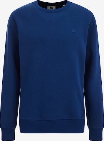 Sweat-shirt WE Fashion en bleu : devant