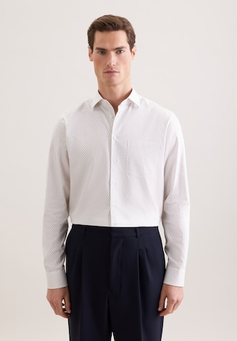 SEIDENSTICKER Regular fit Button Up Shirt in White: front