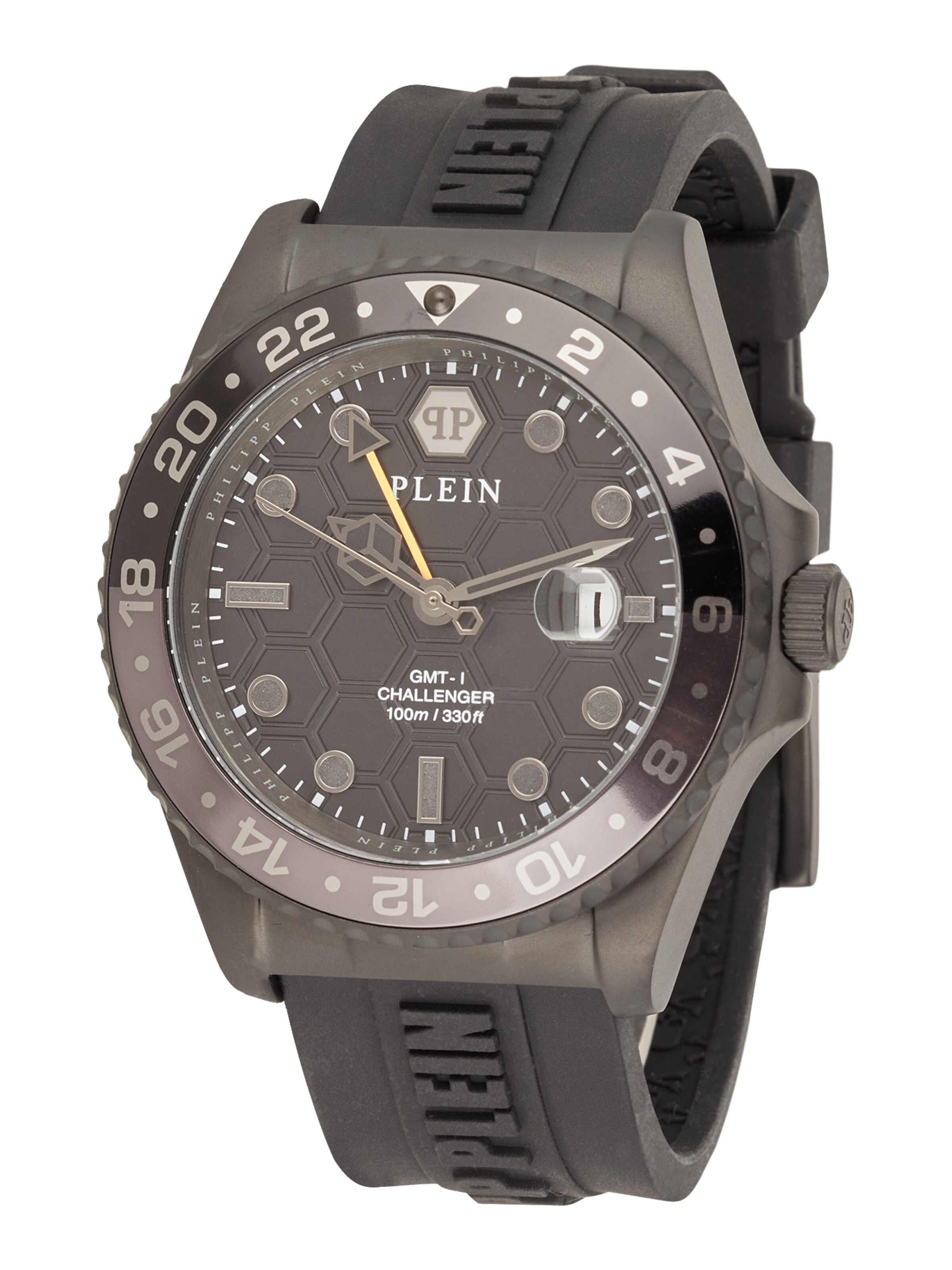 Philipp Plein Uhr in Schwarz: Vorderseite