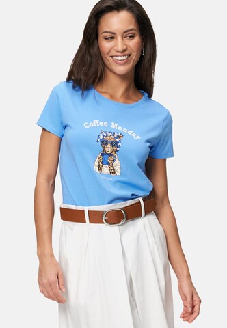 T-shirt zero en bleu : devant
