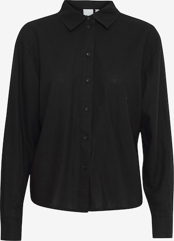 ICHI - Blusa en negro: frente