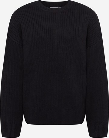 WEEKDAY Sweater 'Cypher' in Black: front