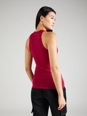 HUGO Top 'Delabry' in Red