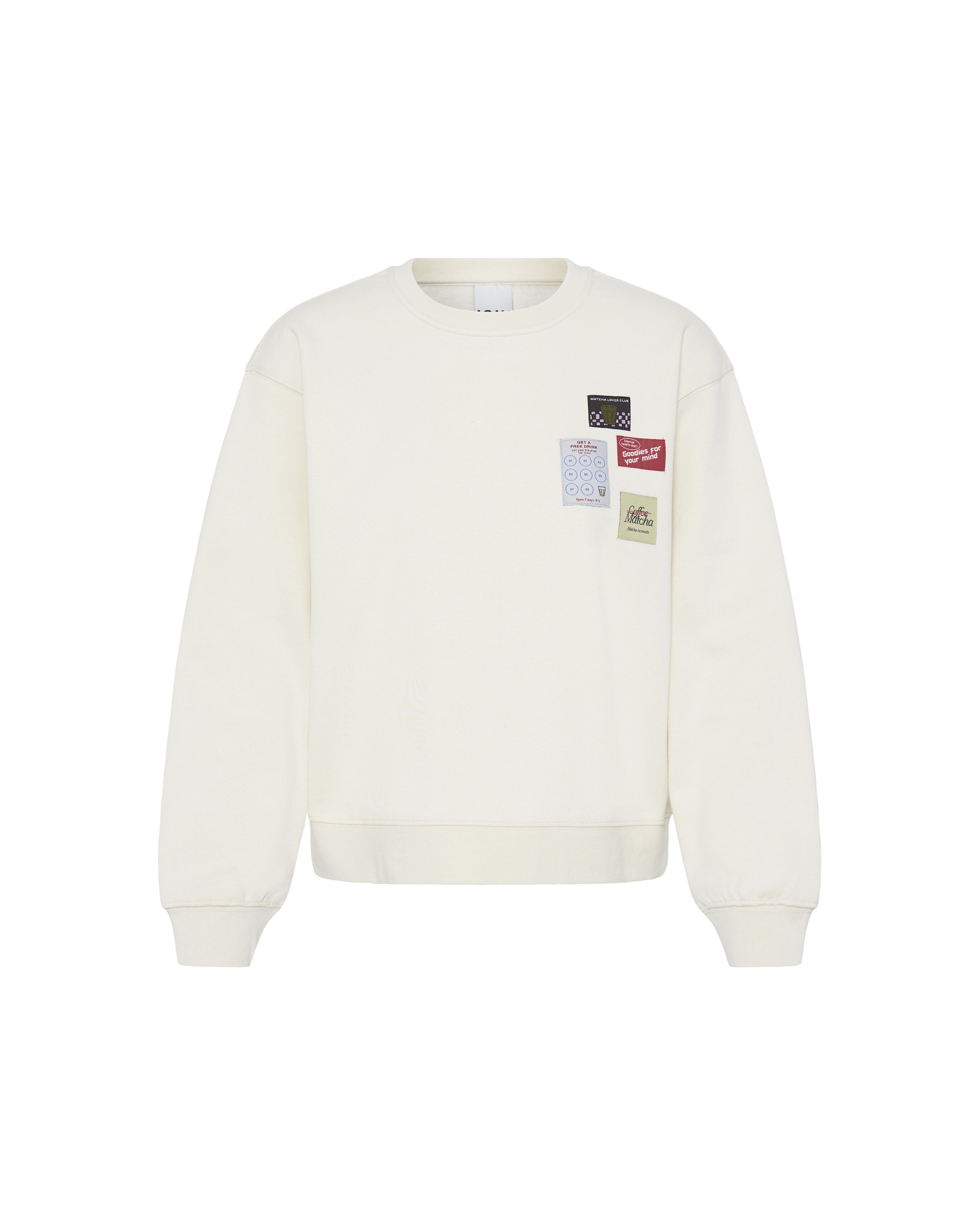ICHI Sweatshirt 'MERELLA' em L em bege / mistura de cores, Vista do artigo