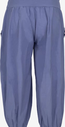 malito more than fashion Harem Pants in Blue: front