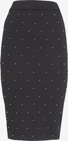 Influencer Skirt in Black: front