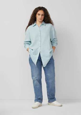 QS Blouse in Blauw