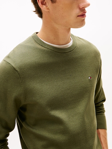 TOMMY HILFIGER Pullover 'Essential' in Grün