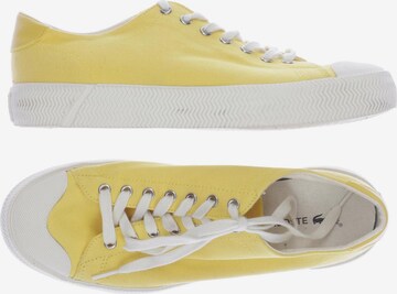 LACOSTE Sneakers & Trainers in 40,5 in Yellow: front