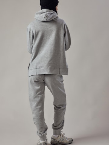OWN Off With Nature Sweatshirt 'Felpa Felpata con Cappuccio e Spacchi Laterali' in Grijs