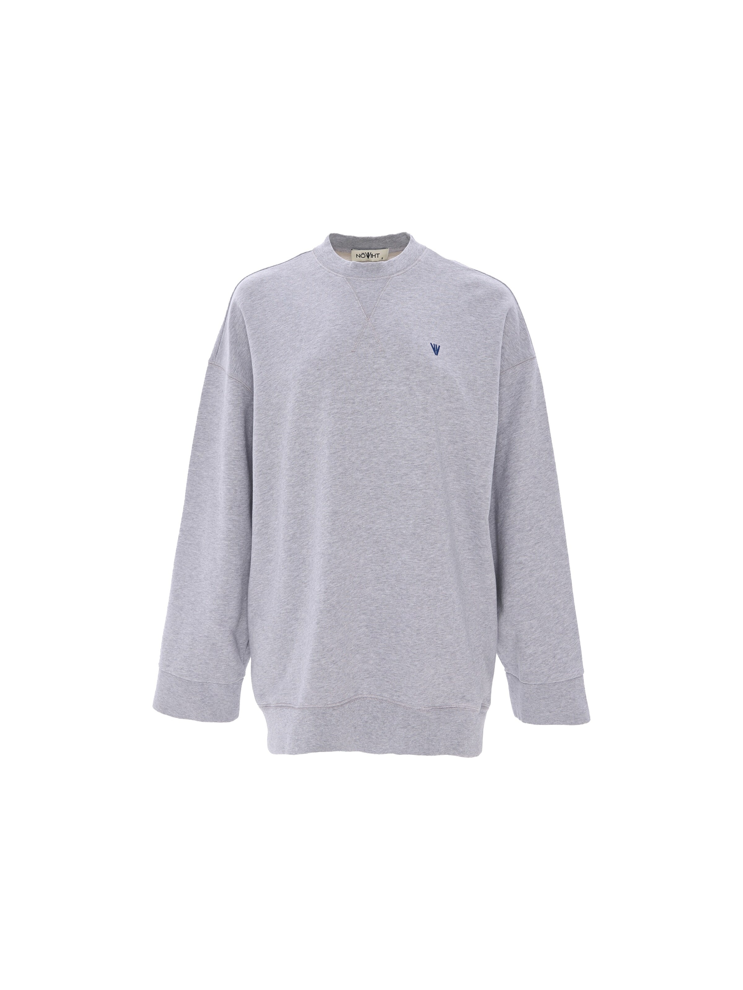 NOWIHT Sweatshirt 'Linnea'‌‌‌‌‌‌‌‌‌ in Grau: Vorderseite