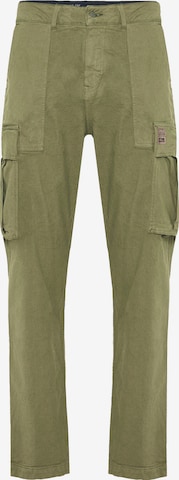 Funky BuddhaLoosefit Cargo hlače - zelena boja: prednji dio