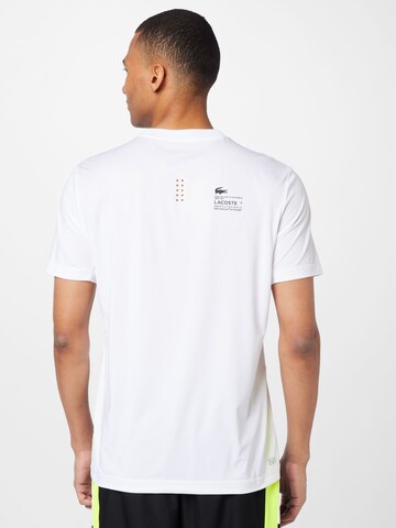 Lacoste Sport Λειτουργικό μπλουζάκι σε λευκό