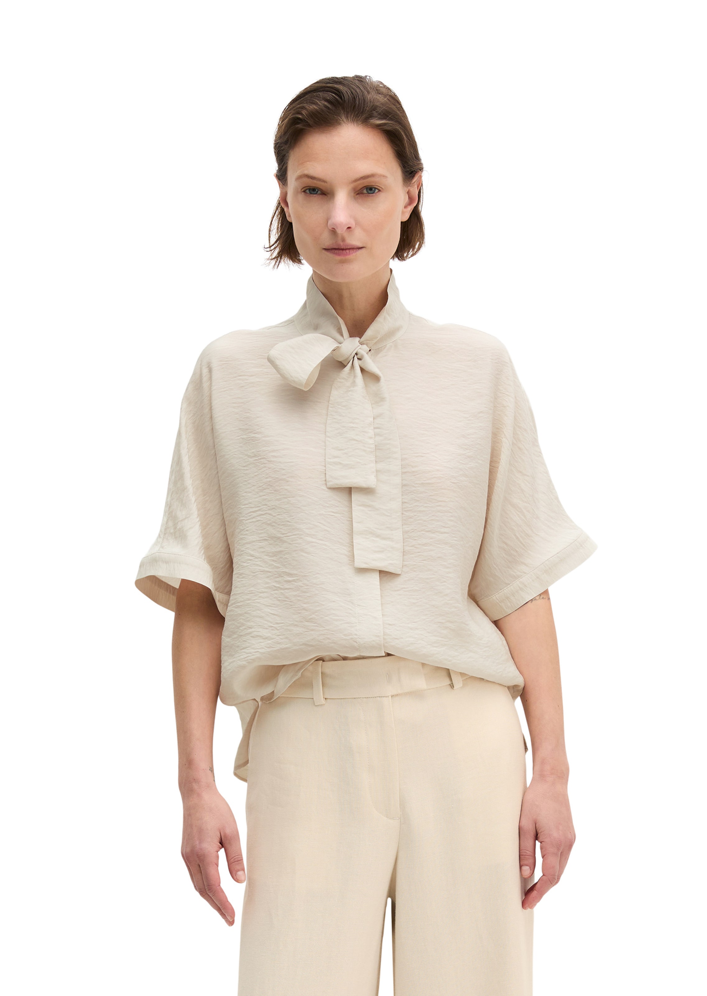 Marc O'Polo Bluse in Grau: Vorderseite