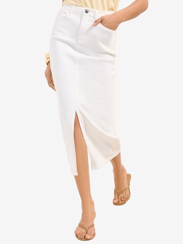 Friends Like These Spódnica w kolorze beżowy: przód