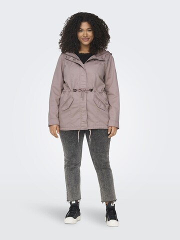 Parka mi-saison ONLY Carmakoma en violet