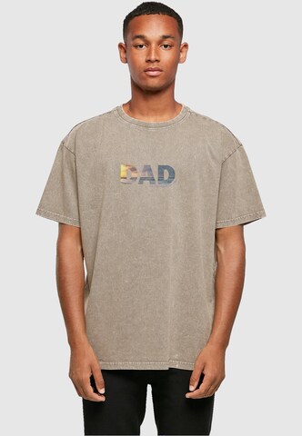 Maglietta 'For The Best Dad' di Merchcode in verde: frontale