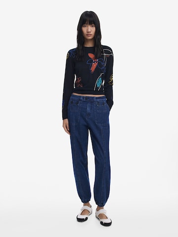 Tapered Jeans de la Desigual pe albastru