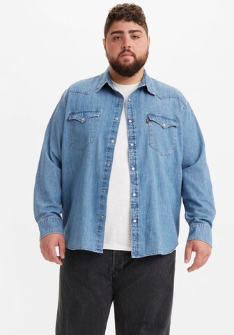 Levi's® Big & Tall Comfort Fit Hemd in Blau: Vorderseite