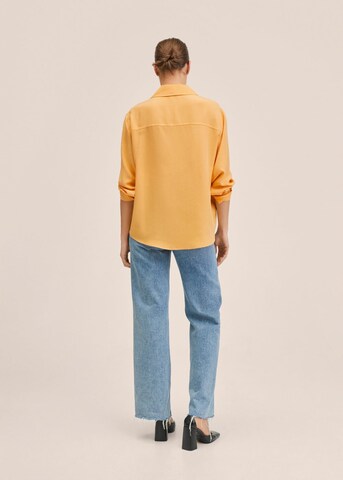 Camicia da donna 'Limone' di MANGO in arancione