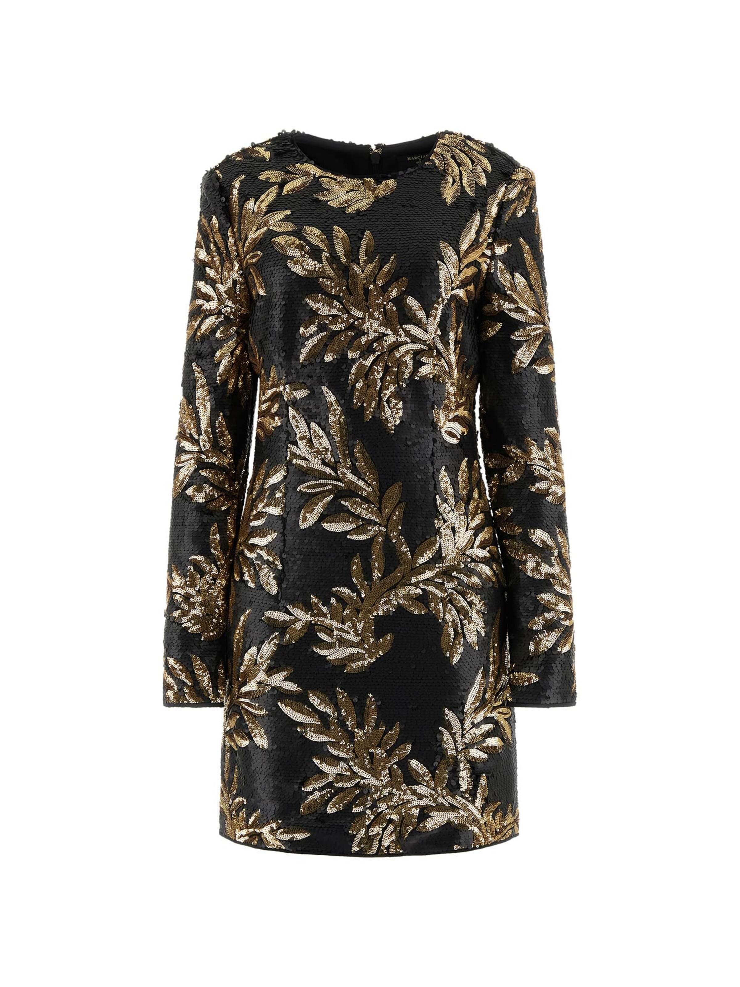 GUESS Kleid 'Marciano' in gold / schwarz, Produktansicht