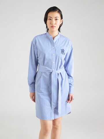 Abito camicia '70S' di Lauren Ralph Lauren in blu: frontale