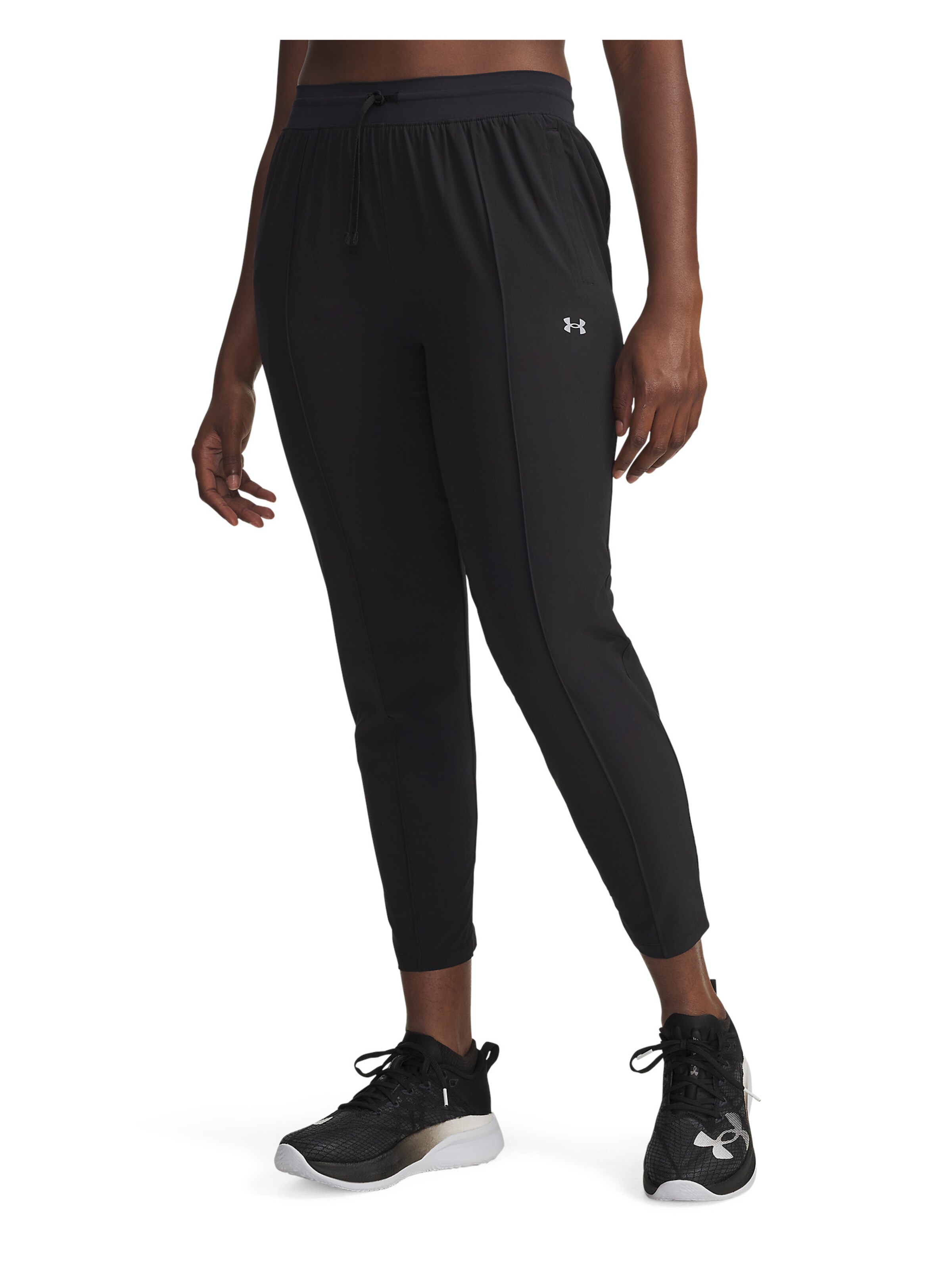 UNDER ARMOUR Tapered Sports trousers 'Velociti Pro' in Black