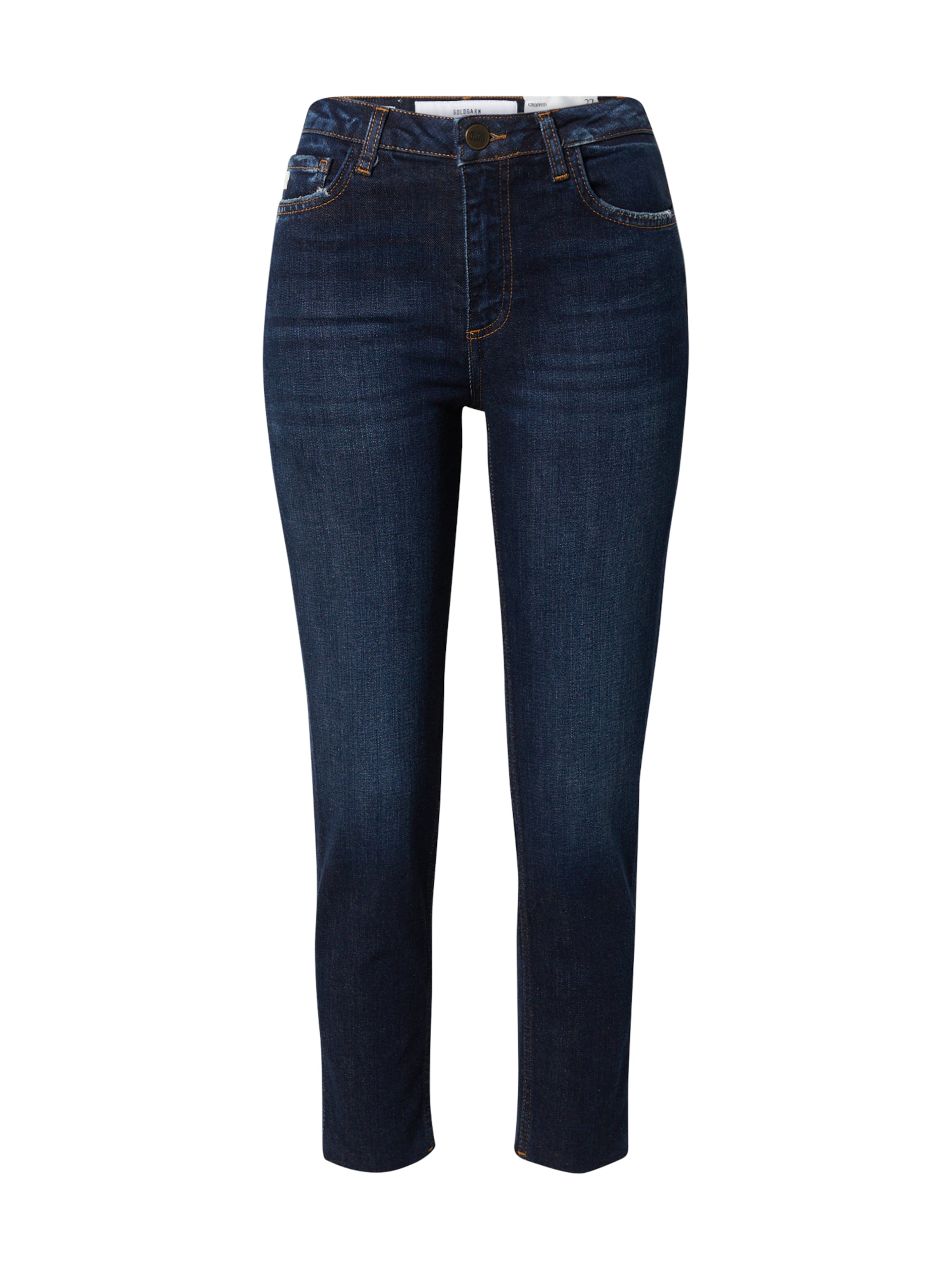 Goldgarn Úzky strih Džínsy 'Lindenhof' - Modrá: predná strana