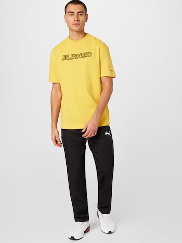 PUMA Shirt 'PUMA x NJR' in Yellow