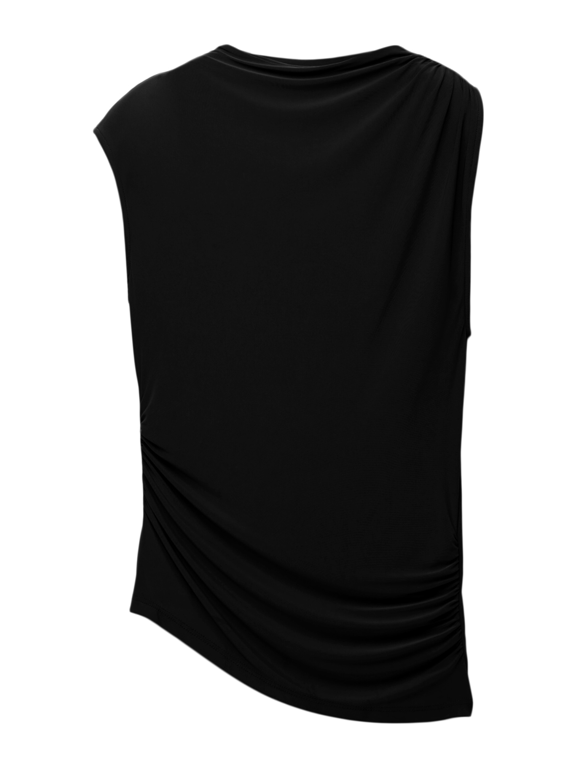 Pull&Bear Top w kolorze czarny: przód