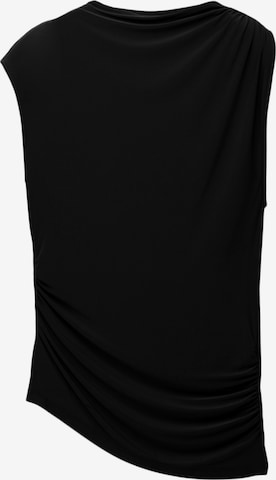 Haut Pull&Bear en noir : devant